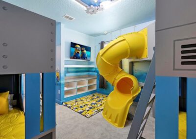 Bedroom 14b Minions 2 Twin Bunk Beds_Paradiso Grande_Orlando Vacation Rental Home_Near Universal Studios_Epic Universe