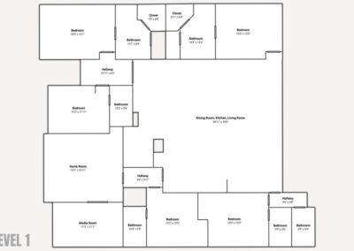 Floor Plan LEVEL 1_Paradiso Grande_Orlando Vacation Rental Home_Near Universal Studios_Epic Universe